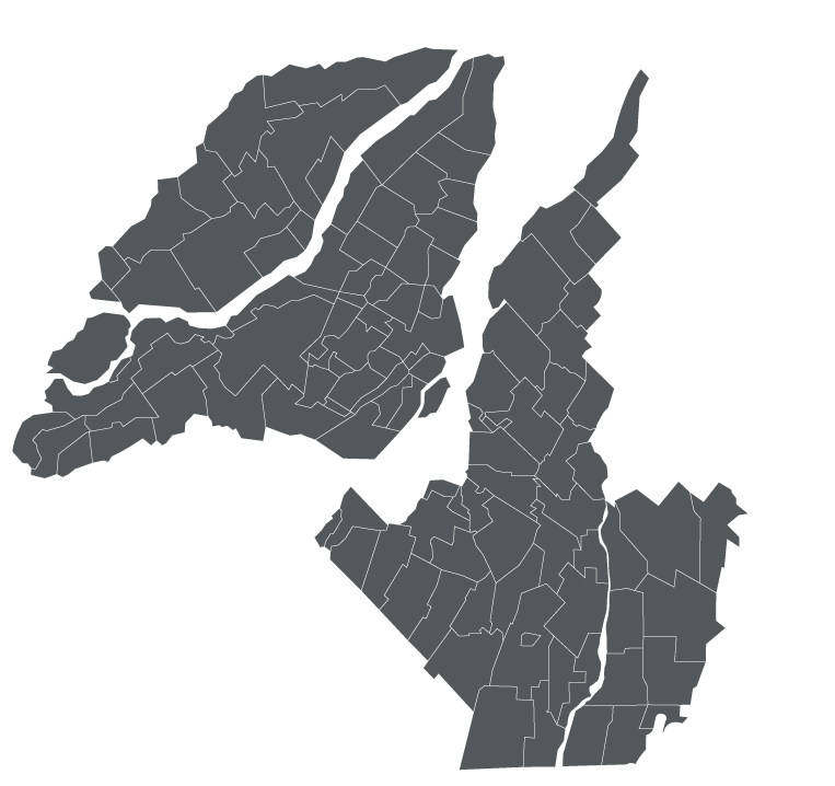 Carte du Grand Montréal
