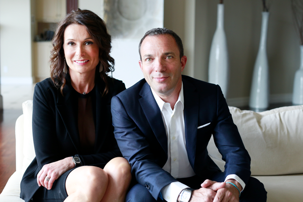 Anne-Marie Boucher et Mitch Garber