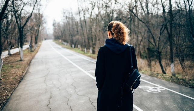 Femme qui marche