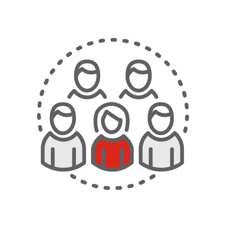 Icone groupe de gens - Société