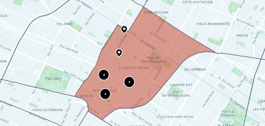 Carte La Petite-Patrie