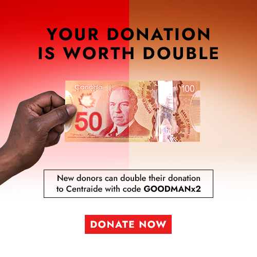Your donation is worth double

New donors can double their donation to Centraide with code GOODMAnx2